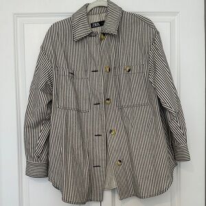 Zara Striped Shacket